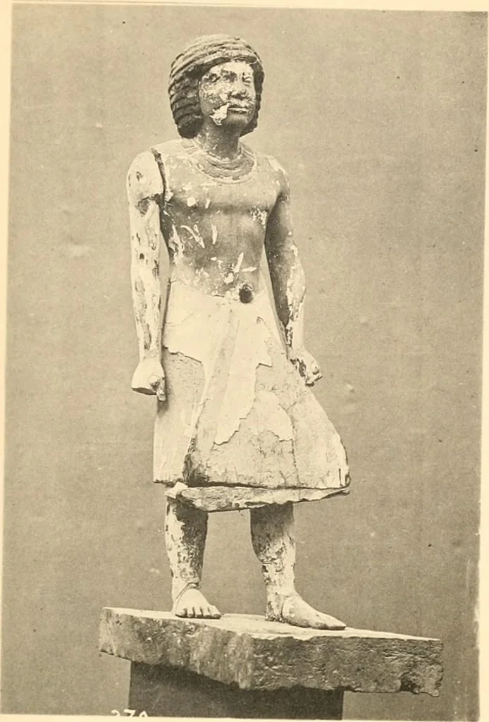 An illustration from Statuen und Statuetten von Königen und Privatleuten im Museum von Kairo, Nr. 1-1294, 1911, leaf 322