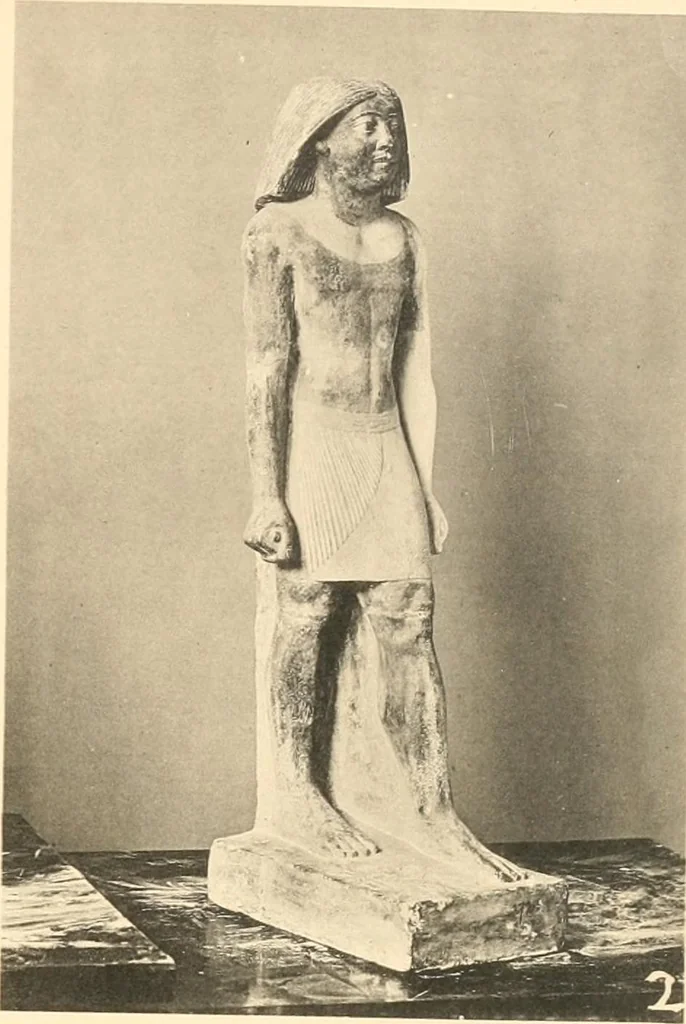 An illustration from Statuen und Statuetten von Königen und Privatleuten im Museum von Kairo, Nr. 1-1294, 1911, leaf 322