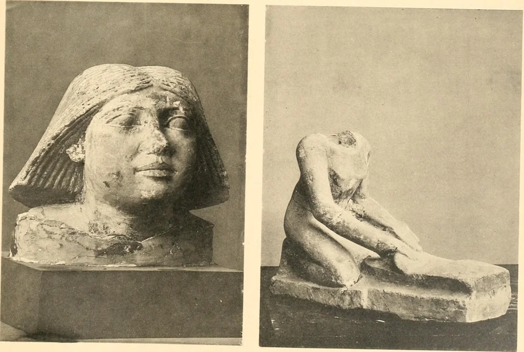 An illustration from Statuen und Statuetten von Königen und Privatleuten im Museum von Kairo, Nr. 1-1294, 1911, leaf 322