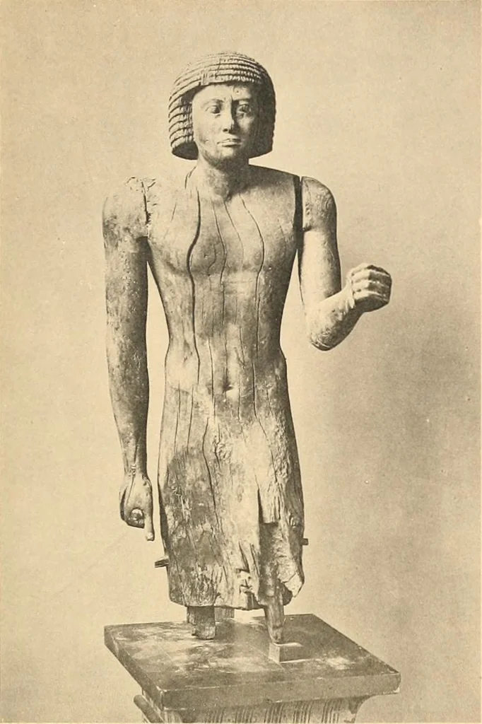 An illustration from Statuen und Statuetten von Königen und Privatleuten im Museum von Kairo, Nr. 1-1294, 1911, leaf 324