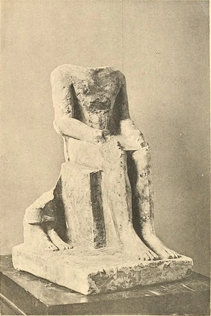 An illustration from Statuen und Statuetten von Königen und Privatleuten im Museum von Kairo, Nr. 1-1294, 1911, leaf 324
