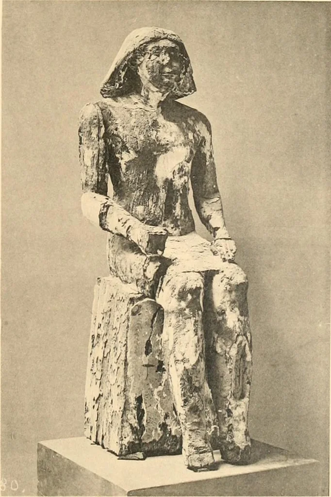 An illustration from Statuen und Statuetten von Königen und Privatleuten im Museum von Kairo, Nr. 1-1294, 1911, leaf 324