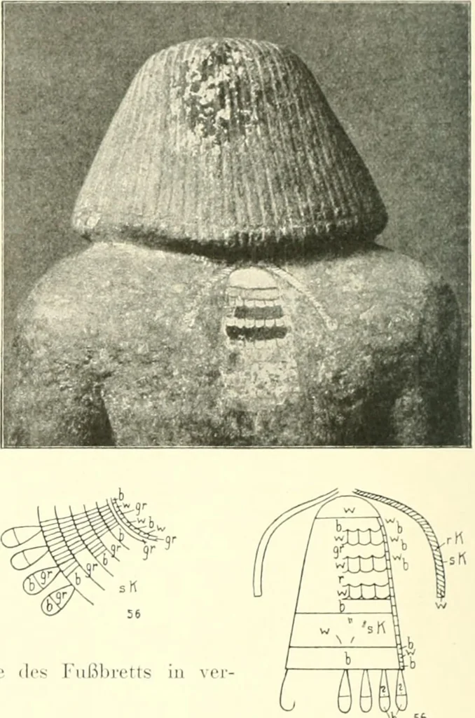 An illustration from Statuen und Statuetten von Königen und Privatleuten im Museum von Kairo, Nr. 1-1294, 1911, leaf 57