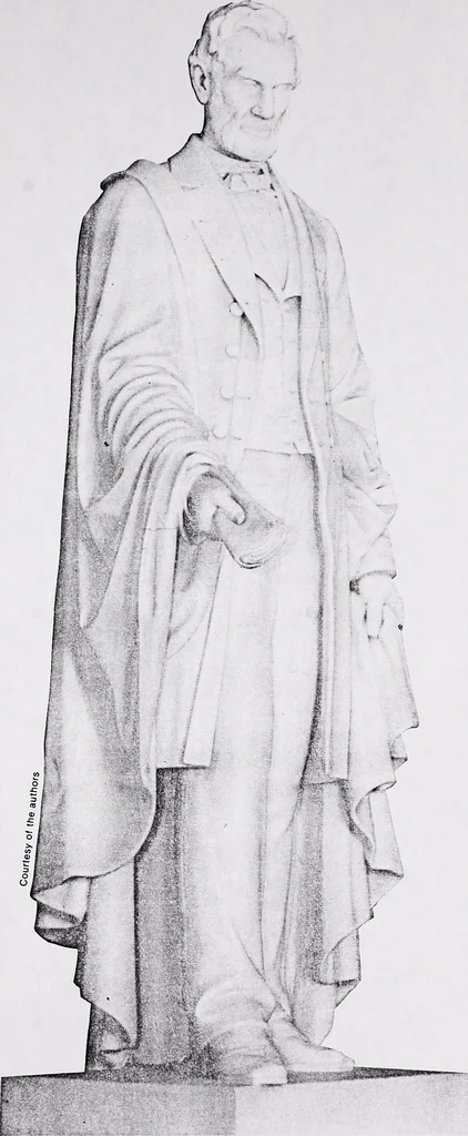 An illustration from Statues of Abraham Lincoln, 1909, leaf 36
