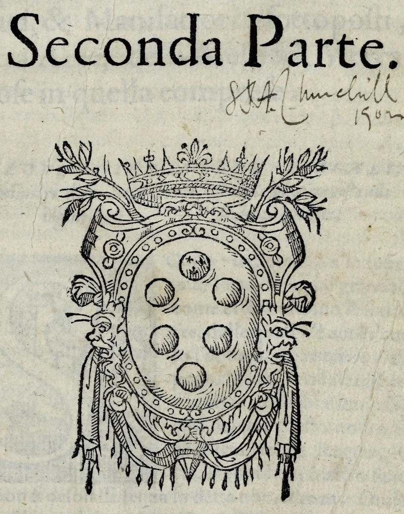 An illustration from Statuti dell'Arte di por Santa Maria, 1580, leaf 5