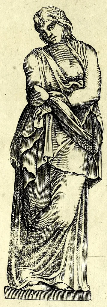 An illustration from Statve antiche che sono poste in diversi lvoghi nella città di Roma : nouamente stampate, 1576, leaf 103