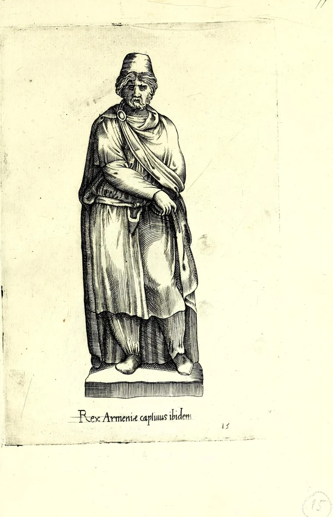 An illustration from Statve antiche che sono poste in diversi lvoghi nella città di Roma : nouamente stampate, 1576, leaf 39