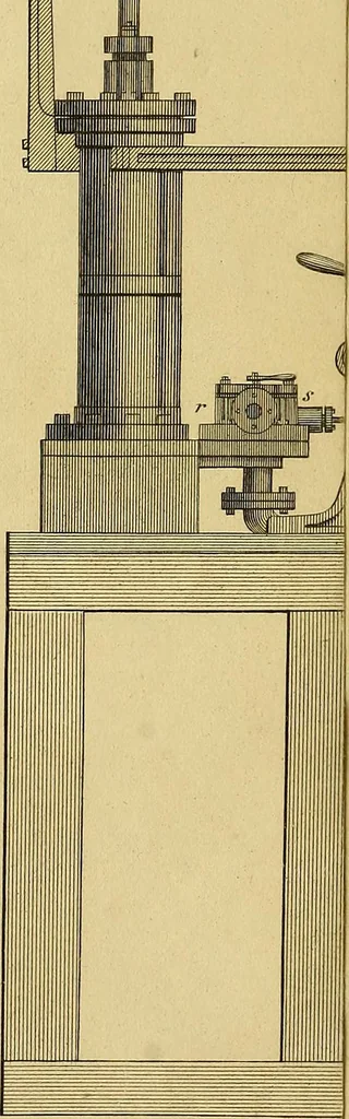 An illustration from The steam engine familiarly explained and illustrated; with an historical sketch of its invention and progressive improvement;, 1836, leaf 11