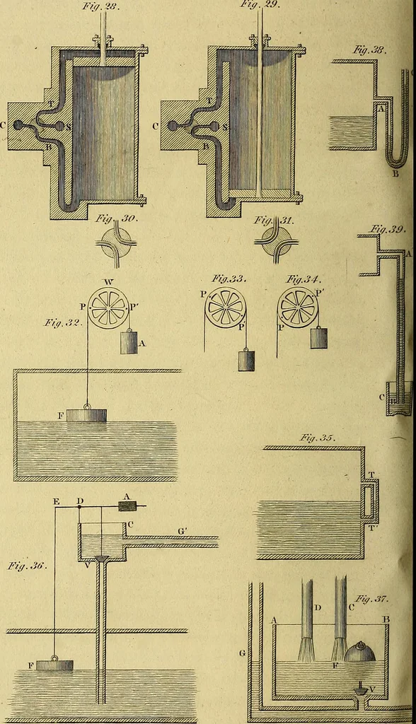 An illustration from The steam engine familiarly explained and illustrated; with an historical sketch of its invention and progressive improvement;, 1836, leaf 159