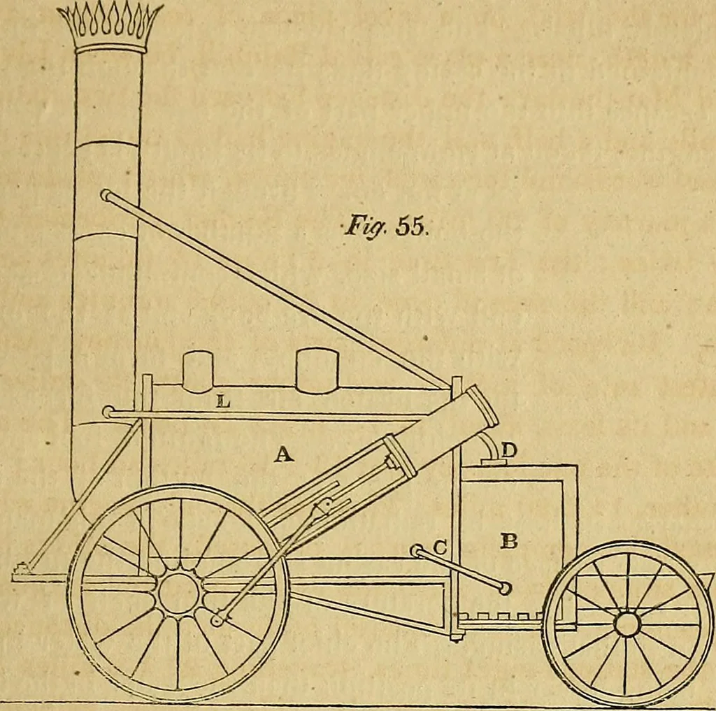 An illustration from The steam engine familiarly explained and illustrated; with an historical sketch of its invention and progressive improvement;, 1836, leaf 206