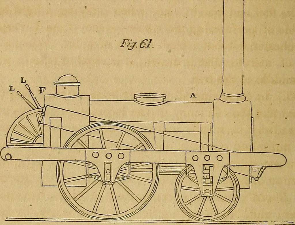 An illustration from The steam engine familiarly explained and illustrated; with an historical sketch of its invention and progressive improvement;, 1836, leaf 217