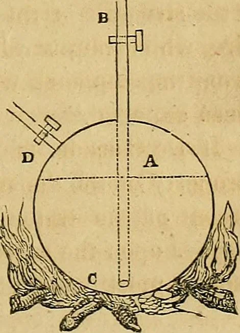 An illustration from The steam engine familiarly explained and illustrated; with an historical sketch of its invention and progressive improvement;, 1836, leaf 52