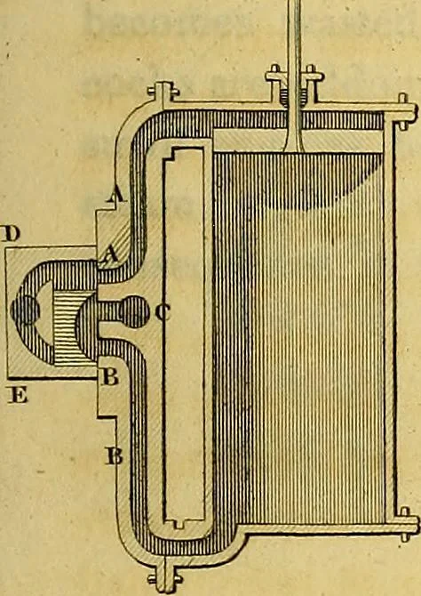 An illustration from The steam engine familiarly explained and illustrated; with an historical sketch of its invention and progressive improvement; its applications to navigation and railways; with plain axioms for railway speculators, 1849, leaf 144