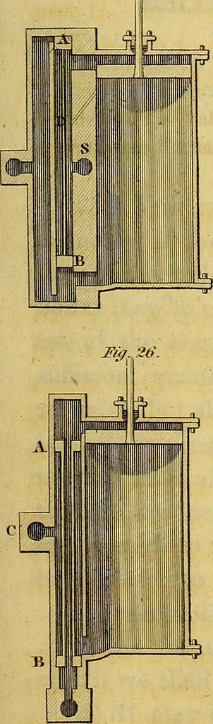 An illustration from The steam engine familiarly explained and illustrated; with an historical sketch of its invention and progressive improvement; its applications to navigation and railways; with plain axioms for railway speculators, 1849, leaf 144
