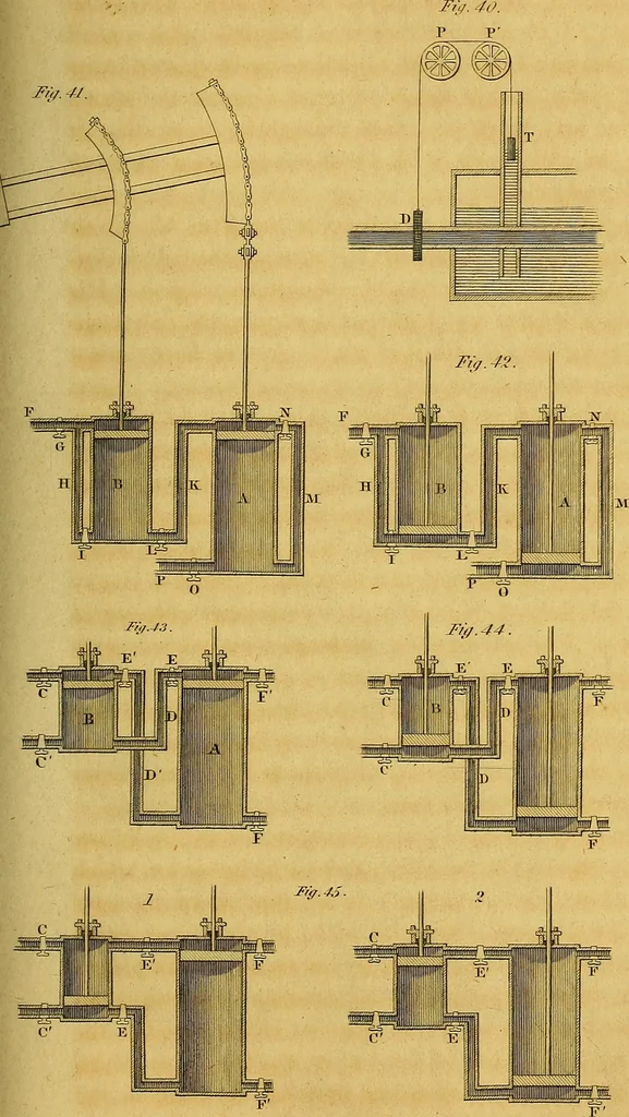 An illustration from The steam engine familiarly explained and illustrated; with an historical sketch of its invention and progressive improvement; its applications to navigation and railways; with plain axioms for railway speculators, 1849, leaf 174