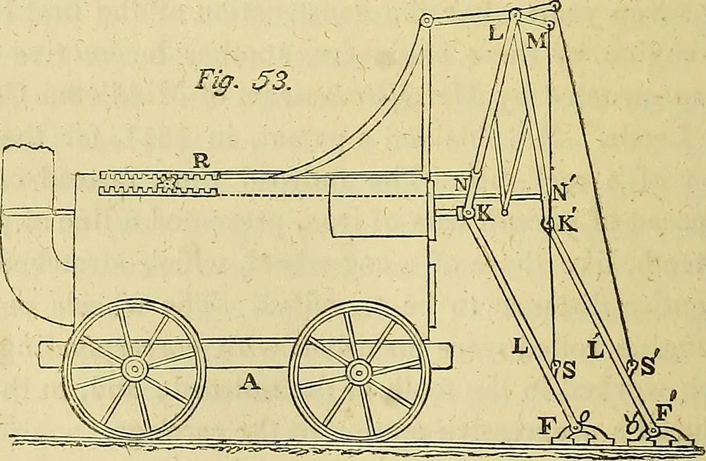 An illustration from The steam engine familiarly explained and illustrated; with an historical sketch of its invention and progressive improvement; its applications to navigation and railways; with plain axioms for railway speculators, 1849, leaf 199