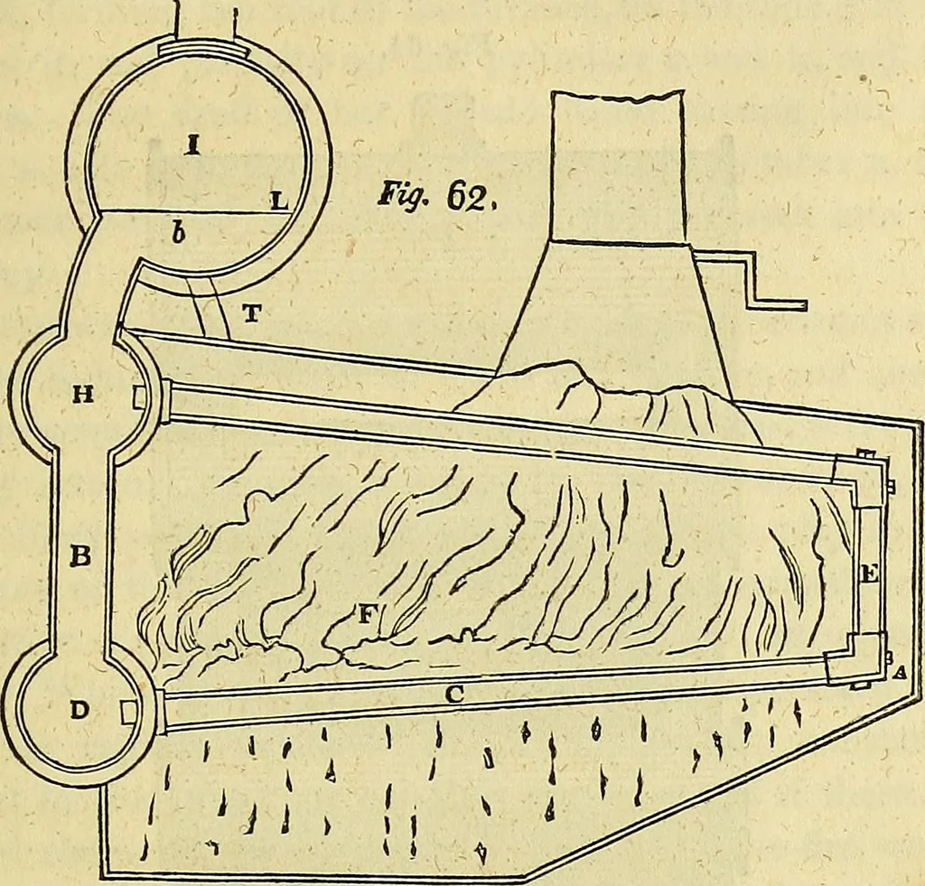 An illustration from The steam engine familiarly explained and illustrated; with an historical sketch of its invention and progressive improvement; its applications to navigation and railways; with plain axioms for railway speculators, 1849, leaf 256