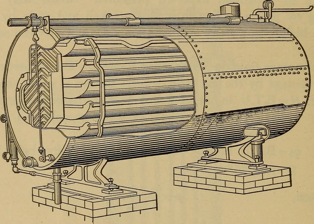 An illustration from The steam-engine and other heat-motors, 1909, leaf 275