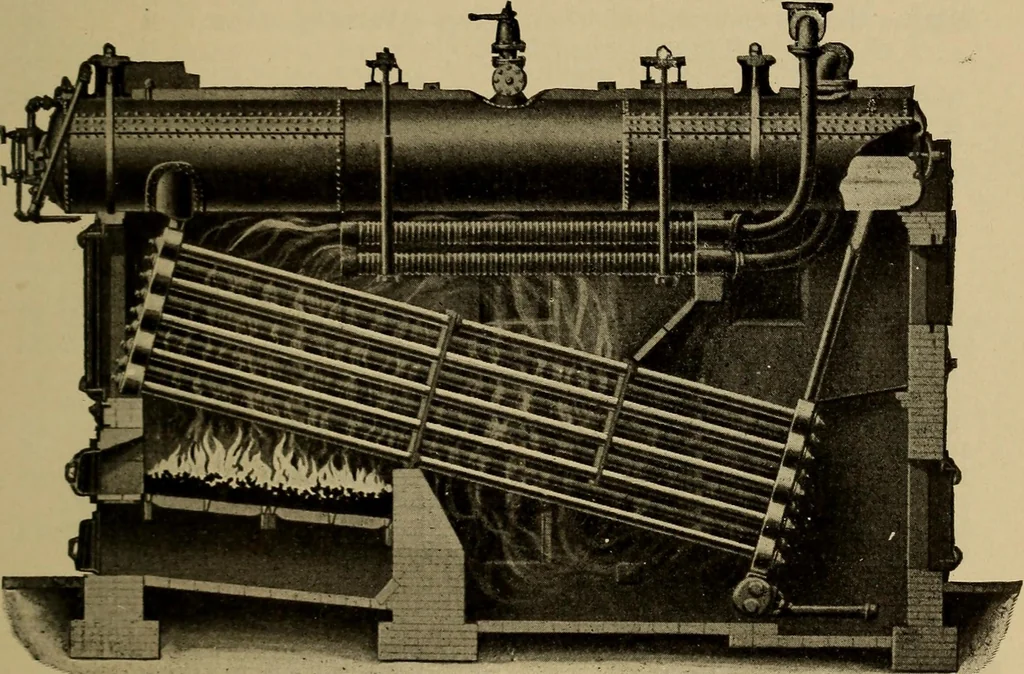 An illustration from The steam-engine and other heat-motors, 1909, leaf 458