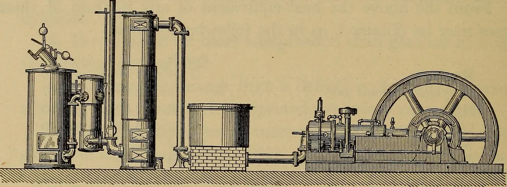 An illustration from The steam-engine and other heat-motors, 1909, leaf 507