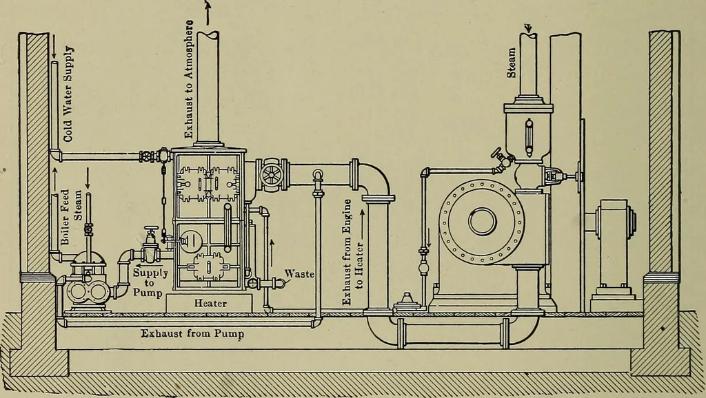 An illustration from The steam-engine and other heat-motors, 1909, leaf 271