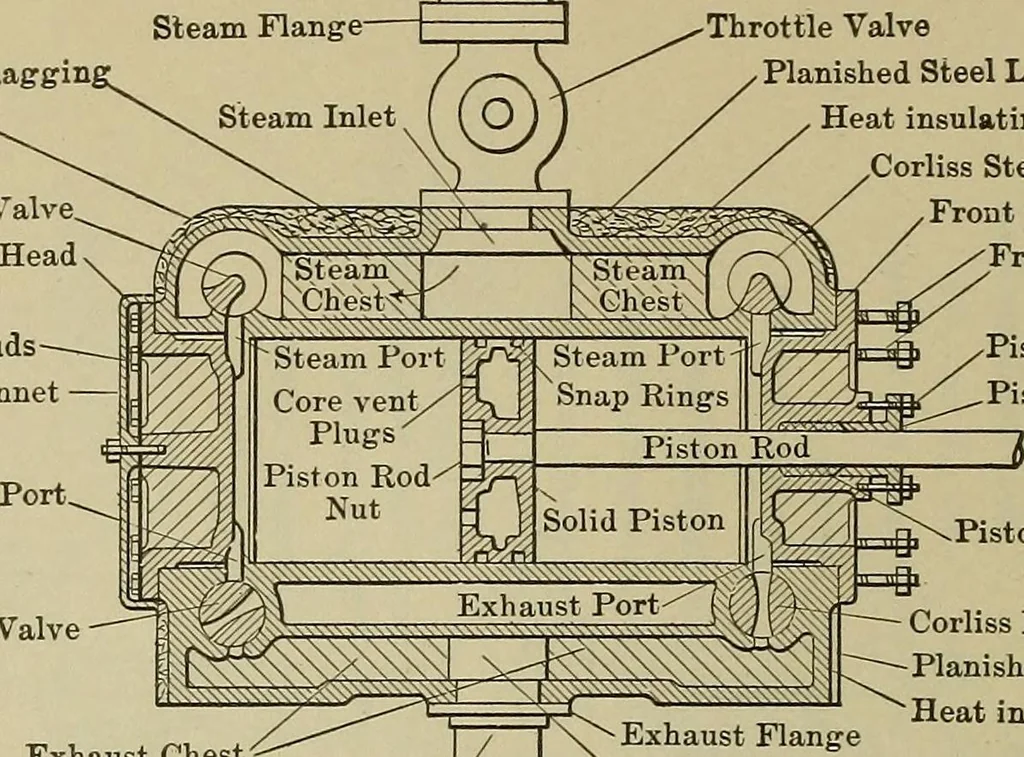 An illustration from The steam-engine and other heat-motors, 1909, leaf 41