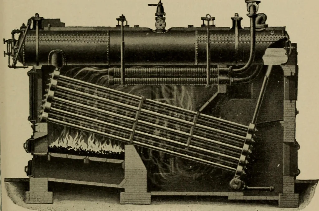 An illustration from The steam-engine and other heat-motors, 1909, leaf 458