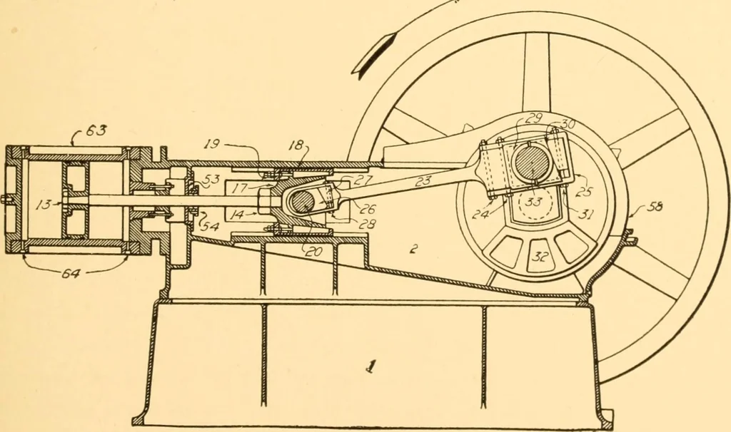 An illustration from Steam engines; a thorough and practical presentation of modern steam engine practice, 1917, leaf 20