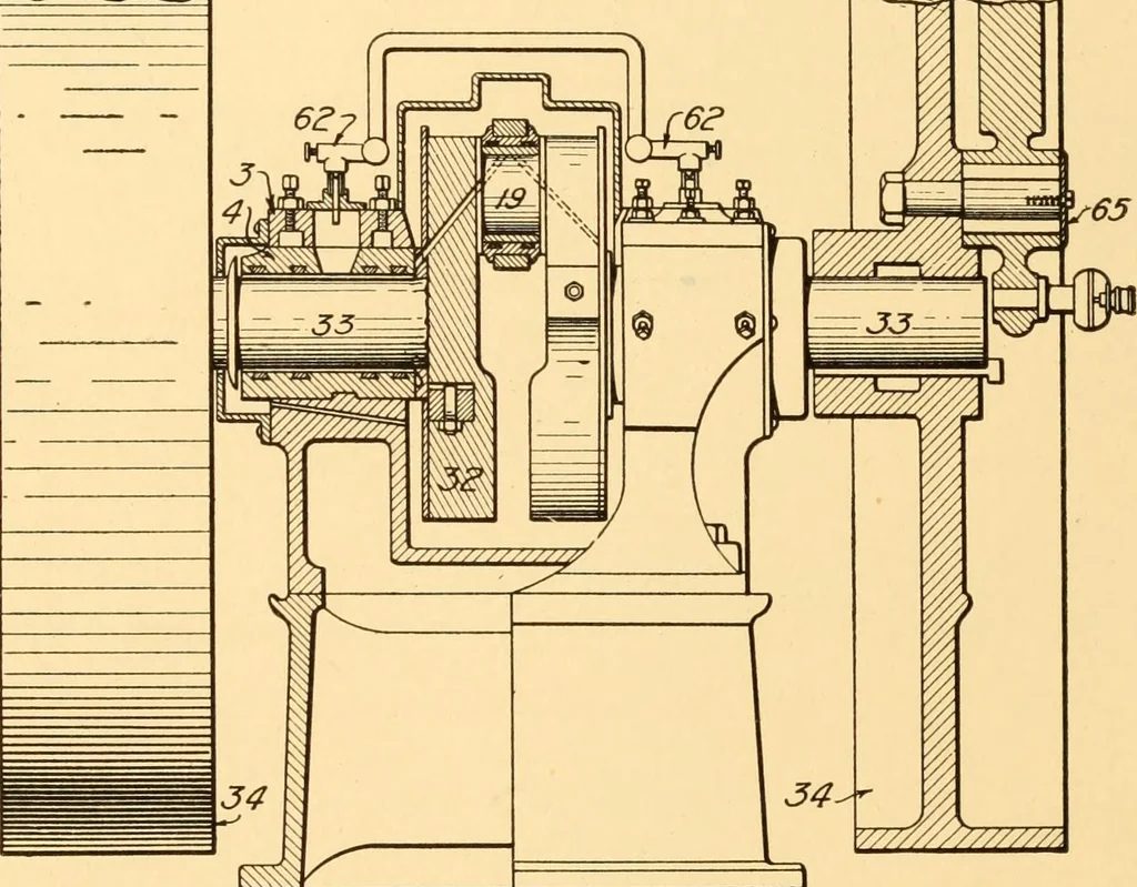 An illustration from Steam engines; a thorough and practical presentation of modern steam engine practice, 1917, leaf 21