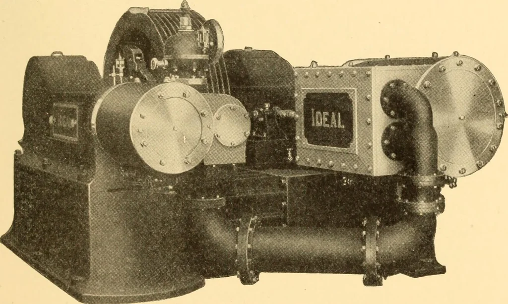 An illustration from Steam engines; a thorough and practical presentation of modern steam engine practice, 1917, leaf 38