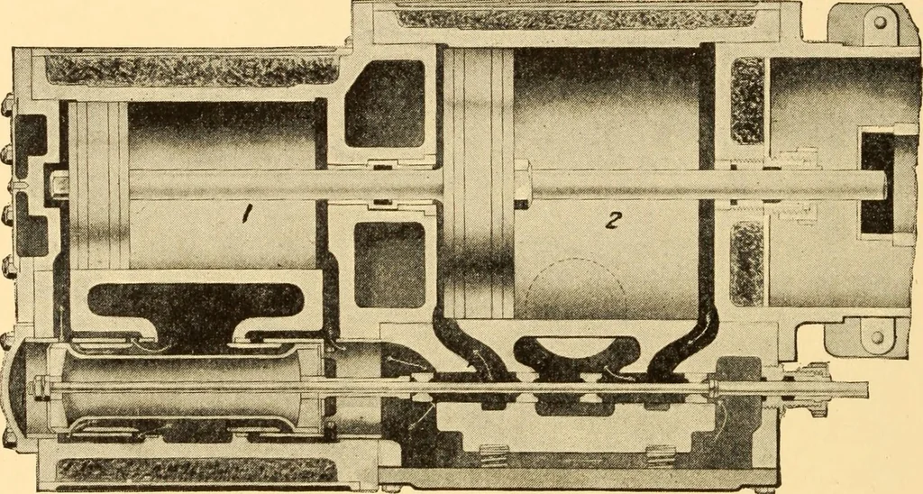 An illustration from Steam engines; a thorough and practical presentation of modern steam engine practice, 1917, leaf 39