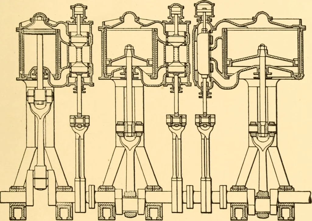 An illustration from Steam engines; a thorough and practical presentation of modern steam engine practice, 1917, leaf 40