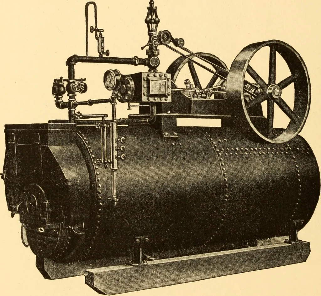 An illustration from Steam engines; a thorough and practical presentation of modern steam engine practice, 1917, leaf 71