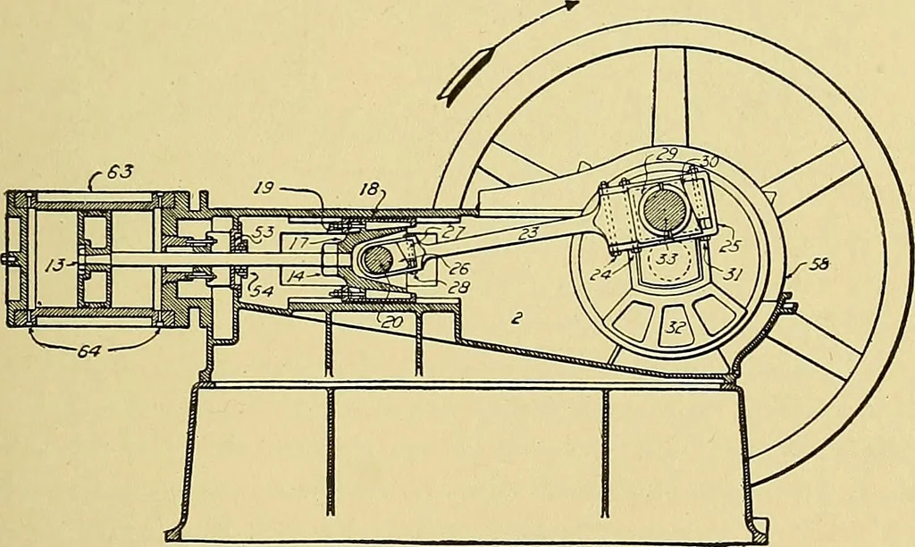 An illustration from Steam engines, a thorough and practical presentation of modern steam engine practice, 1920, leaf 24