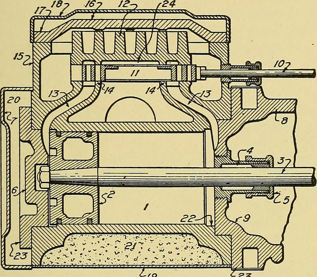 An illustration from Steam engines, a thorough and practical presentation of modern steam engine practice, 1920, leaf 26