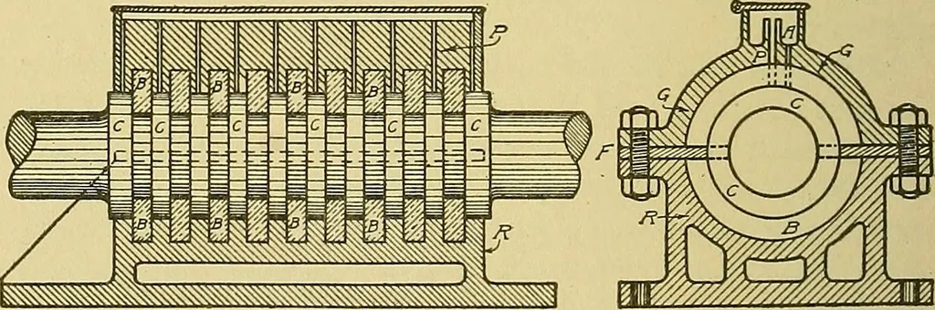 An illustration from Steam engines, a thorough and practical presentation of modern steam engine practice, 1920, leaf 97