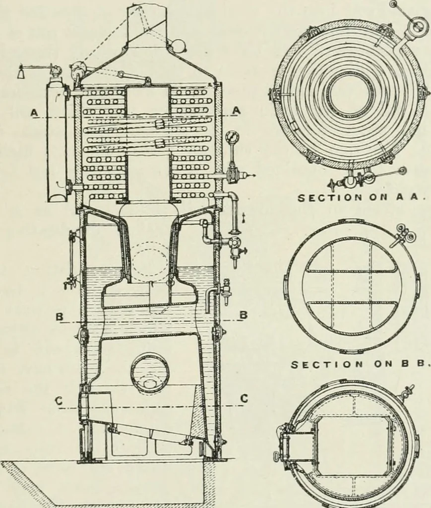An illustration from Steam-engine theory and practice, 1922, leaf 174