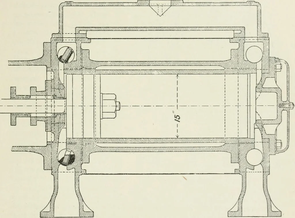 An illustration from Steam-engine theory and practice, 1922, leaf 356