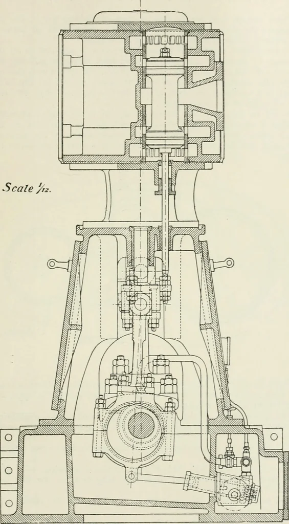 An illustration from Steam-engine theory and practice, 1922, leaf 374