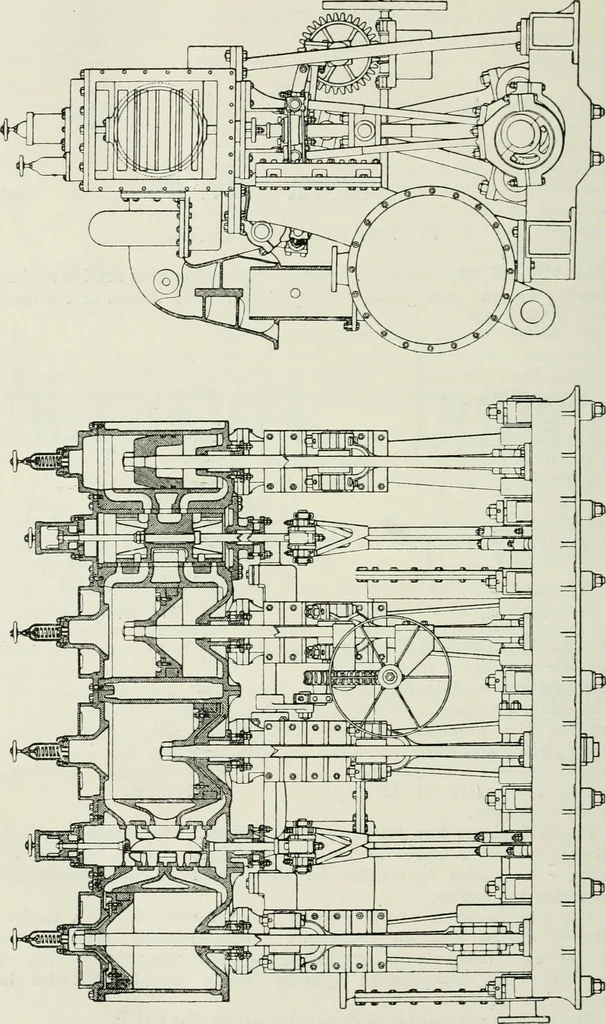 An illustration from Steam-engine theory and practice, 1922, leaf 383