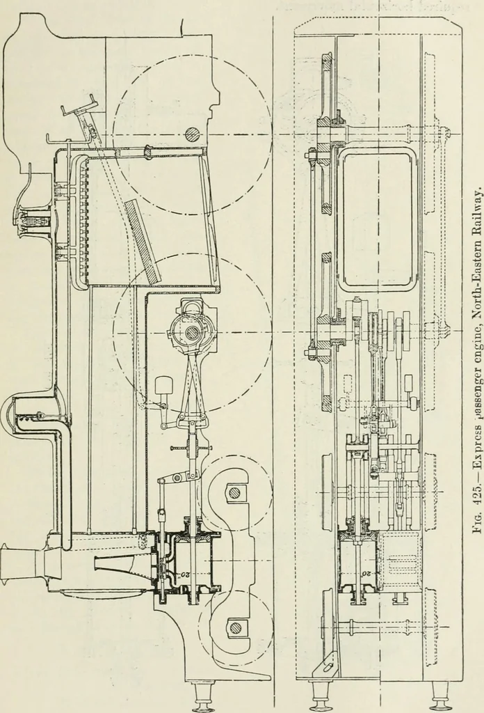 An illustration from Steam-engine theory and practice, 1922, leaf 398