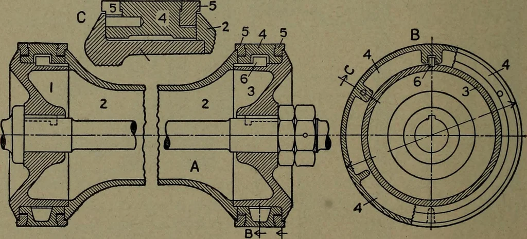 An illustration from The steam engine and turbine; a text-book for engineering colleges, 1911, leaf 415