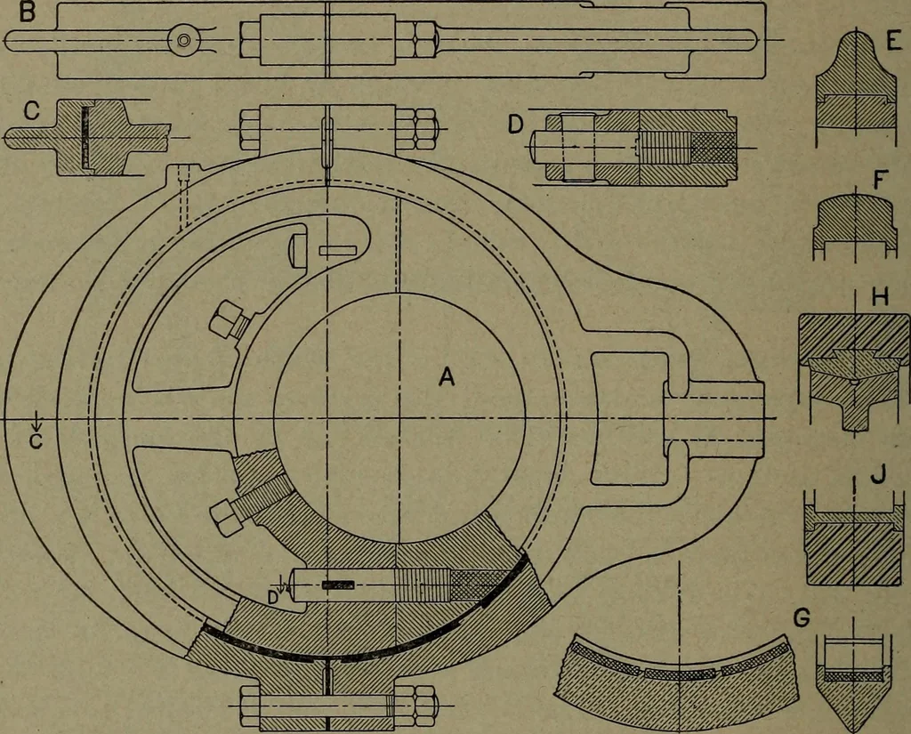 An illustration from The steam engine and turbine; a text-book for engineering colleges, 1911, leaf 419