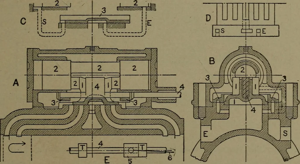 An illustration from The steam engine and turbine; a text-book for engineering colleges, 1911, leaf 440