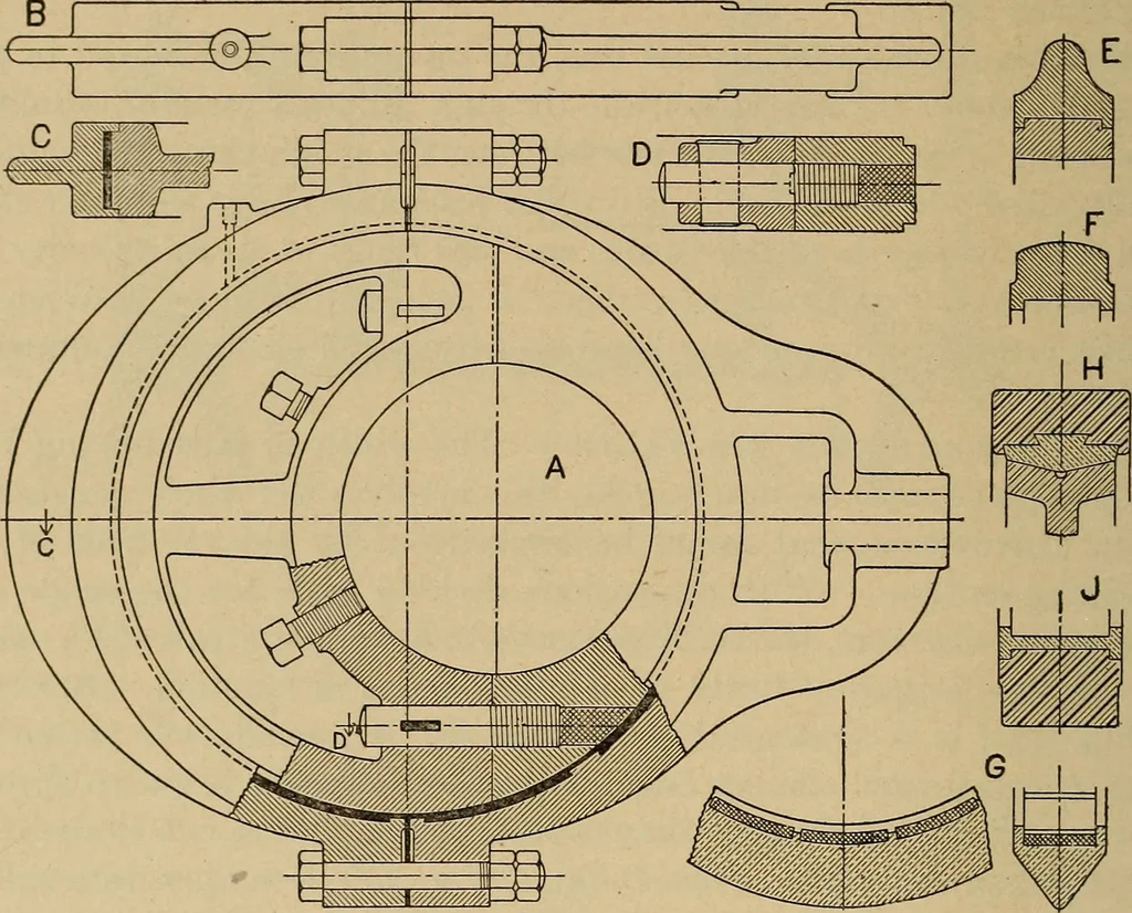 An illustration from The steam engine and turbine; a text-book for engineering colleges, 1911, leaf 417