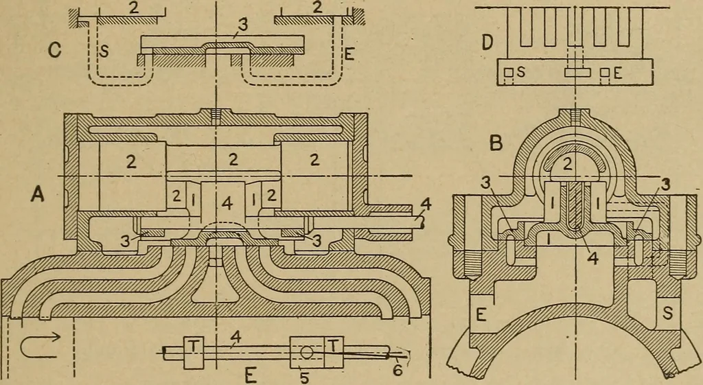 An illustration from The steam engine and turbine; a text-book for engineering colleges, 1911, leaf 438
