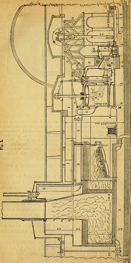 An illustration from Steam and its uses : including the steam engine, the locomotive, and steam navigation, 1873, leaf 125