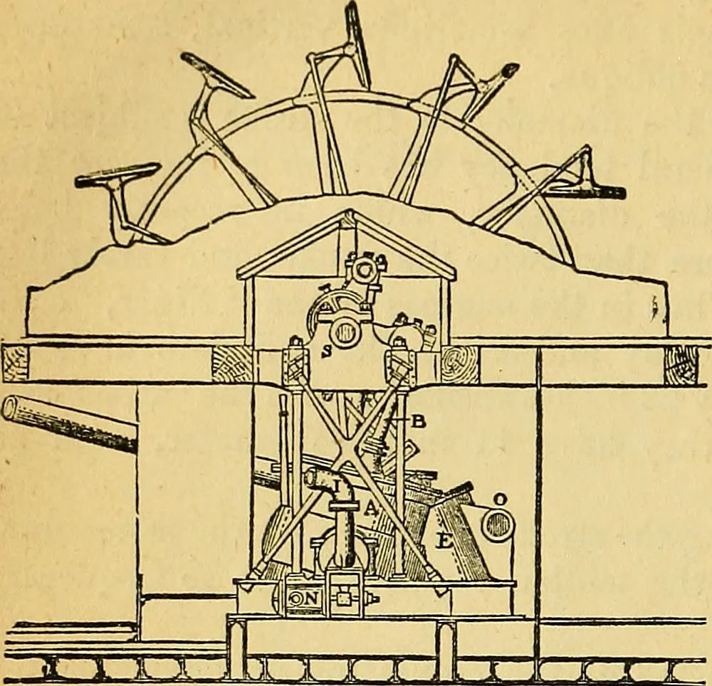 An illustration from Steam and its uses : including the steam engine, the locomotive, and steam navigation, 1873, leaf 145