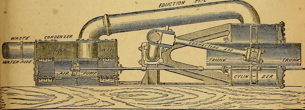 An illustration from Steam and its uses : including the steam engine, the locomotive, and steam navigation, 1873, leaf 164