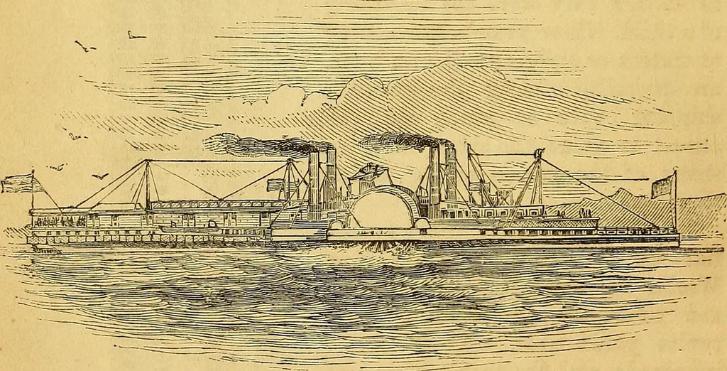 An illustration from Steam and its uses : including the steam engine, the locomotive, and steam navigation, 1873, leaf 185